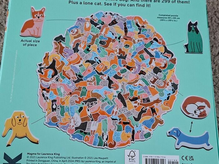 299 dogs and a cat puzzle