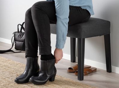Ikea Sakarias Stool in Dark Grey