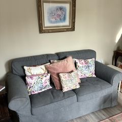 ikea grey sofa