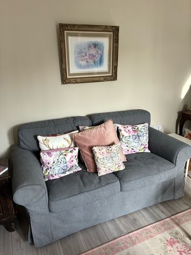 ikea grey sofa
