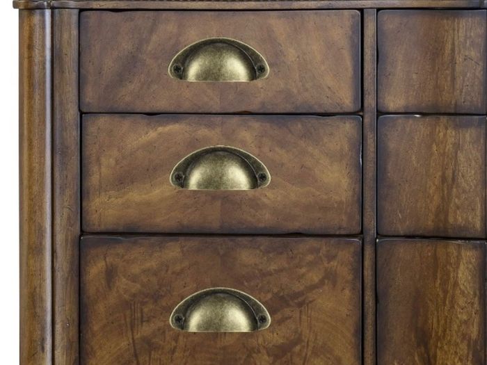 24 Pcs Shell Cup Handles, Semi Circle Drawer Pull Handle, Metal Kitchen Cupboard Cabinet Dresser Door Handles Knobs, Retro Furniture Knobs (FREE POSTAGE)