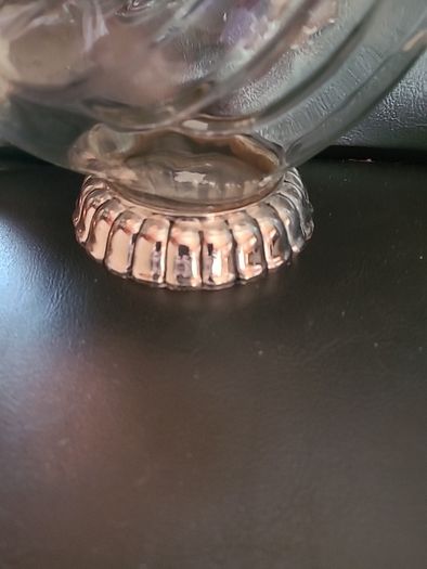 Nice Quality Silea Glass & Silverplate Duck Decanter. Circa 1970