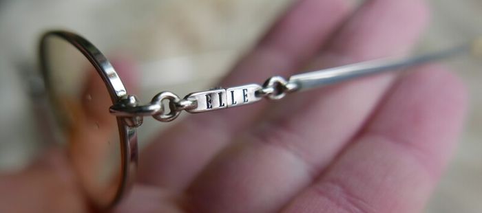 Vintage Elle  Silver Eyeglasses Glasses
