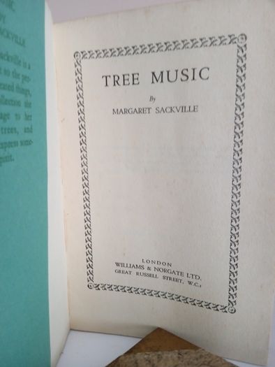 Tree Music by Margaret Sackville (PT235)