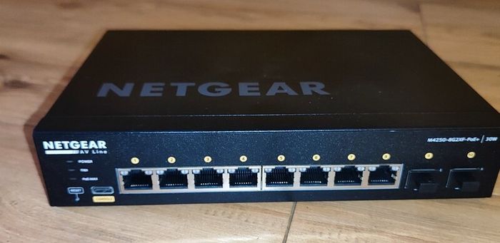 Netgear M4250-8G2XF POE 30watt - AV Line model. Mint condition