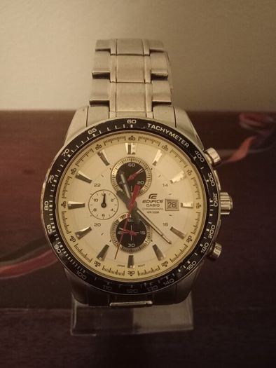 Vintage Casio Edifice EF-547 Mens Chronograph Watch.