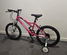 Girl bike 20inch stabilisers