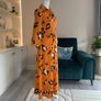 Brand-new Ladies Orange Long-sleeved Shirt Dress from Pieces Image 9