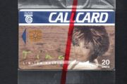1993 Ireland 20 unit Tina Turner (EMI) Call Card Mint in Packaging. Telecom Eireann card number 1045.