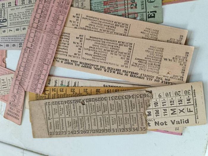 Vintage Transportation Ticket Collection