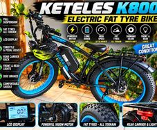 Keteles K800 2000w Dual Motor Bike Only 10 Miles
