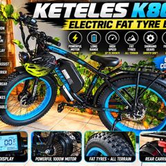 Keteles K800 2000w Dual Motor Bike Only 10 Miles
