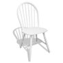 Dining Chairs 6 pcs White Solid Rubber Wood Image 3