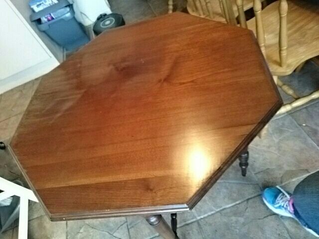 Hexagon side table