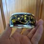 Black and Gold Stamped Sterling Silver Newbridge Bracelet Image 10