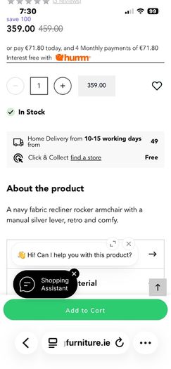 Brand New Recliner chair / Rocker Chair
