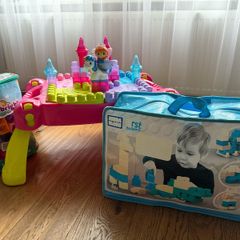 Mega Bloks Table and Two bags of bloks
