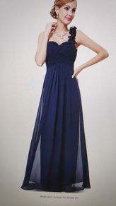 BNWT Bridesmaid navy dress UK12/EU40