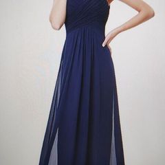 BNWT Bridesmaid navy dress UK12/EU40