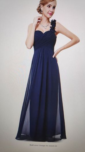 BNWT Bridesmaid navy dress UK12/EU40
