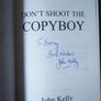 Don't Shoot The Copyboy - Signed Book Image 2