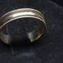 Vintage 9ct Gold Wedding Band Ring 375 Hallmarked Milgrain Edges Size 51 Image 2