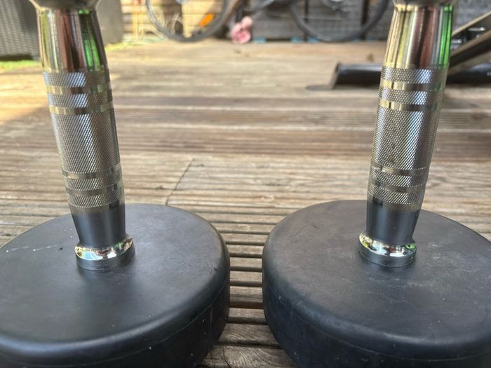 Gym Bench & Dumbbells 10kg & 22.5kg Hex Dumbbells