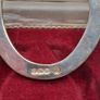 Vintage sterling silver lucky horse shoes serviette ring Image 3