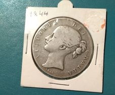 Victorian Silver Crown  Young  Head