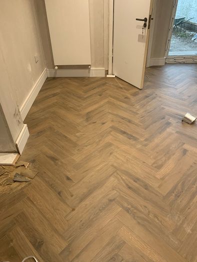 Wood flooring and stair covering