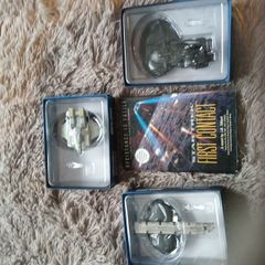 Star trek first edition book and ship models