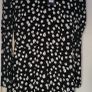 M&S black daisy print dress Sz 8 UK - Bnwt Image 2