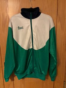 Vintage Irish Emerald active wear track jacket L