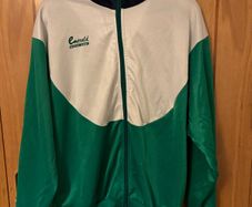 Vintage Irish Emerald active wear track jacket L