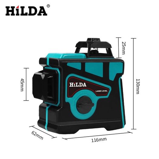 Laser Level 12 Lines 3D Level Self-Leveling 360 Horizontal And Vertical Cross Super Powerful Green Laser Lev