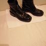 Roby & Pier Black Leather Chunky Boots Size 39/6 Image 3