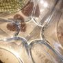 Vintage Large French Crystal Glass Centerpiece, likely from the 1960s 1970s, Postage Available or Collection Image 6