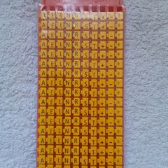 HellermannTyton WIC1 Snap On Cable Markers, Yellow, Pre-printed -; +; A; E; Earth; L; N; R; S; T, 2 -> 2.8mm