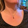 Vintage 925 Sterling Silver Natural Baltic Amber Charm Image 2