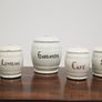 20th Century Set of 6 Antique Cream Pottery Storage Jars, 1900s. Image 3