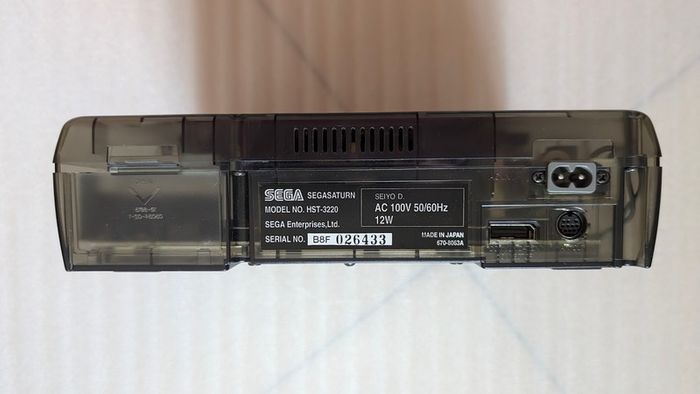 Boxed Sega Saturn 'This is Cool' Skeleton Clear Console - HST-3220 - Japan Import