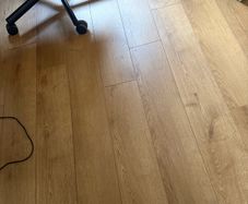 Warm oak laminate flooring
