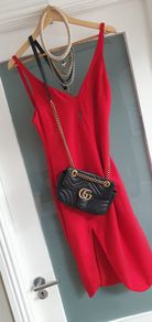 Sportsgirl red bodycon dress Sz M (Fit 10-12UK) - Rrp125 AUD