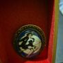 Vintage Sexy Witch Sorceress in a Glass Brooch Image 8