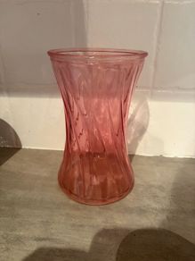 pink vase