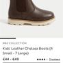 M&S unisex leather chelsea boots uk 13/32-eur Image 9