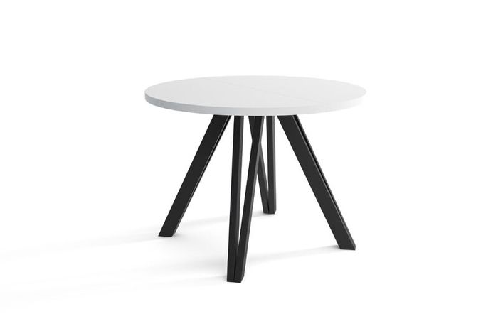 Noir and Marco Modern Dining Set with Extendable Table and Upholstered Chairs