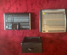 Tascam, Soundcraft and Crate amp