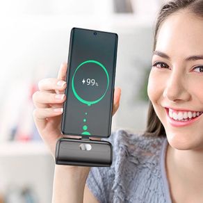 Cool Charging Pocket Power Bank with Digital Display (Type-C) (5000mAh)