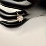 Vintage Marks & Spencer Sterling Silver Floral Cluster ring Image 5